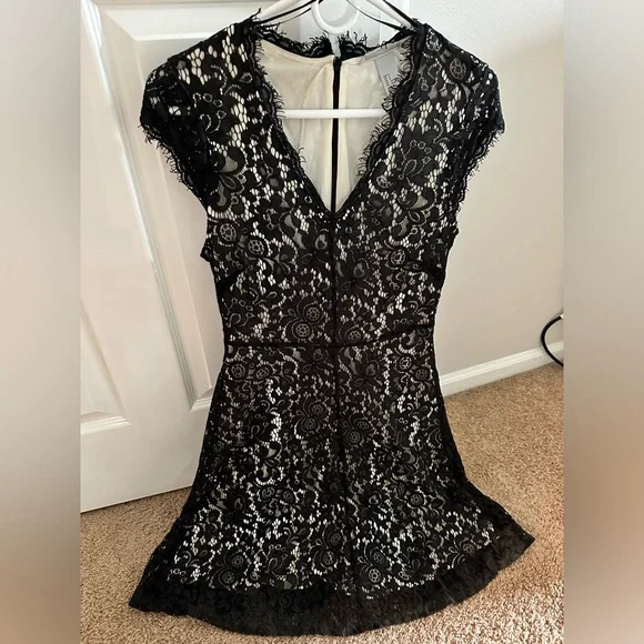 h and m black floral dress One Shoulder Maxi Dress main image 0